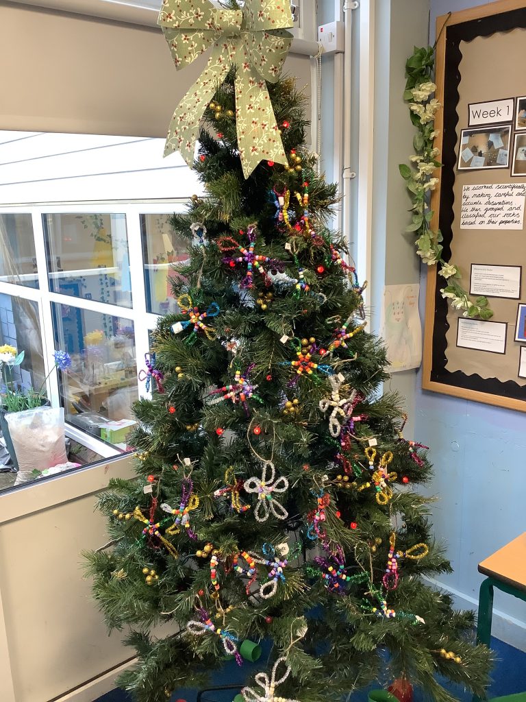 Deck the year 3 classroom with glitter and holly!