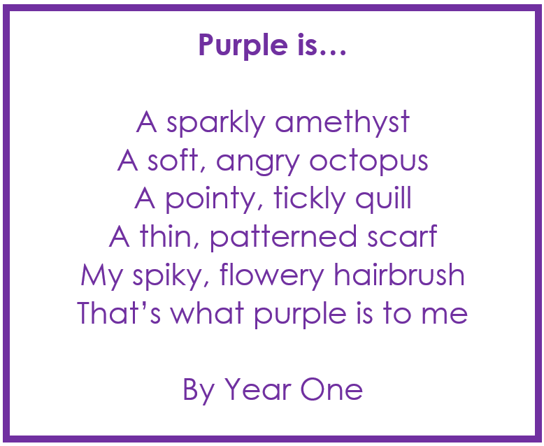 13th May – Purple is…